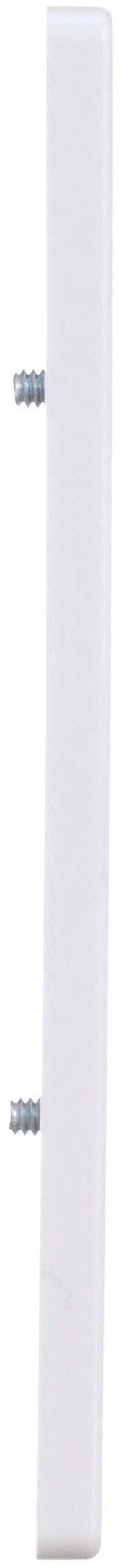 Alt view image 5 of 7 - (quantity of 20) EATON PJS1W Arrow Hart PJS1W Mid Size ScrewLess Wall Plate, 1 Gang, 4-7/8 in L X 3-1/8 in W X 0.08 in T, White