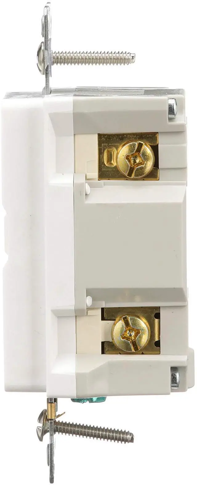 Alt view image 3 of 7 - (case of 4) EATON TRAFCI20W Tamper Resistant AFCI Duplex Receptacle, 125 Vac, 20 A, 2 Pole, 3 Wire, White