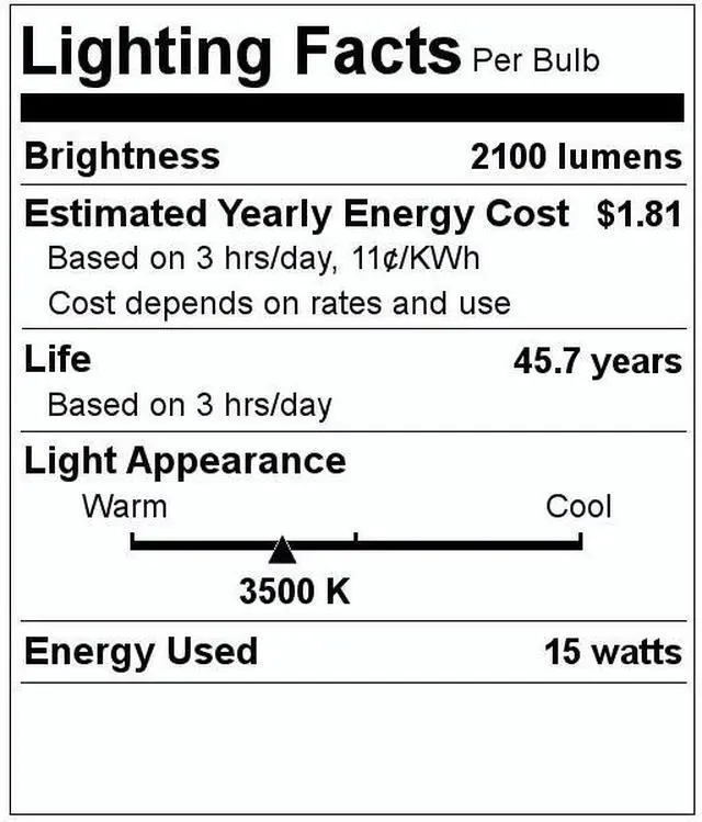 Alt view image 2 of 3 - (case of 20) LIGHTING 31919 LED Tube Light Bulb, 48 inch T8, 3500K, 15-Watt, Ballast Bypass Type B, LED15BT8/G4/835