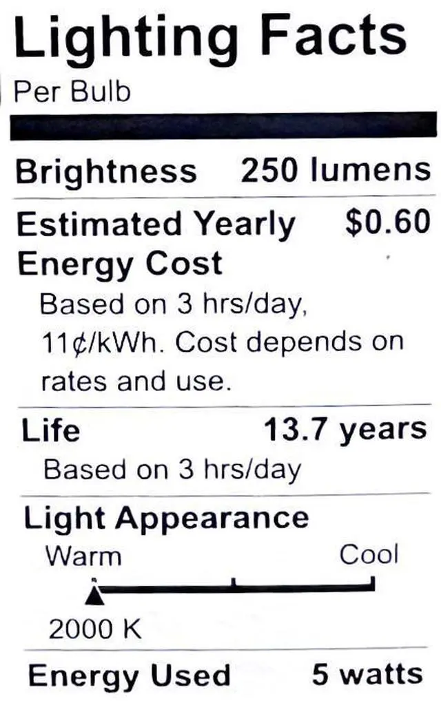 Alt view image 6 of 7 - GE Lighting Vintage Style LED Tube Light Bulb, 5 Watts (60 Watt Equivalent) Warm Candle Light, Amber Glass, Medium Base, Dimmable, spiral filament (1 Pack)