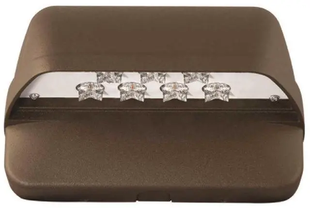 Main image of Hubbell LNC Series 18 watt LED Outdoor Wall Pack Area Light, Dark Bronze, 1500 lumens, 120-277V, 4000K Color Temp, Type 3 Light Distribution, LNC-7LU-4K-3-1