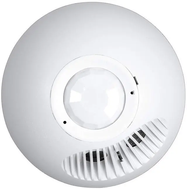 Alt view image 4 of 7 - HUBBELL LIGHTING OMNI Line Voltage Ultrasonic and PIR Ceiling Sensor OMNIDT1000BP1277, Off White