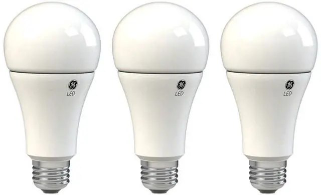 Main image of (case of 3) GE 73376 LED A21 3-way Light Bulb, 2700K warm white, using 4/16/10 watts, emitting 400/1600/1050 lumens, medium base