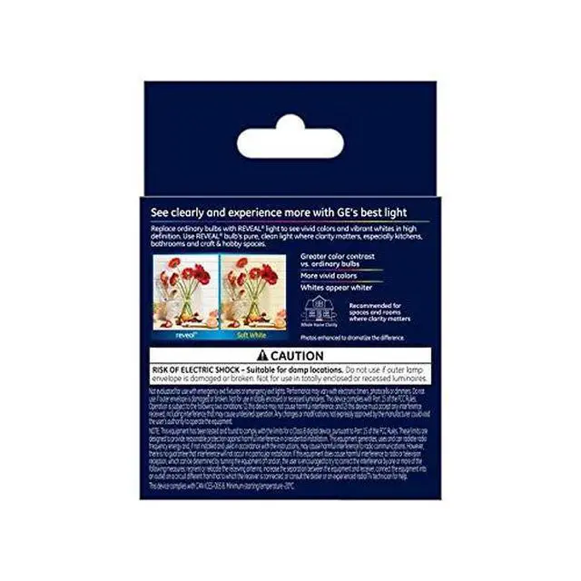 Alt view image 4 of 5 - GE Reveal HD 60-Watt EQ A15 Color-enhancing Medium Base (e-26) Dimmable LED Light Bulb (2-Pack) Item #952470 |
Model #42409