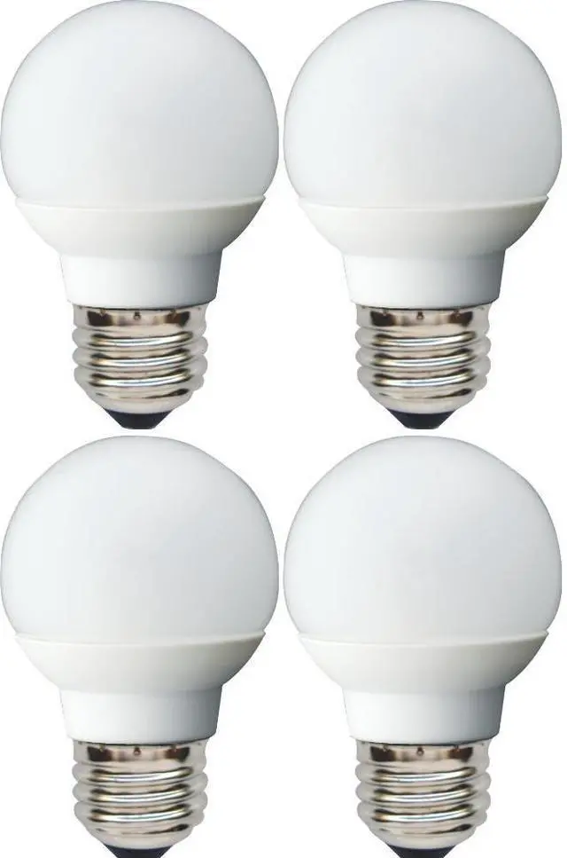 Main image of (4 bulbs) GE Lighting Energy Smart LED 1.8-Watt (15-watt replacement) 75-Lumen G16.5 Light Bulb with Medium Base