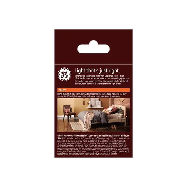 Alt view image 3 of 3 - GE Lighting 45441 Relax HD LED (50-Watt Replacement), 500-Lumen PAR20 Bulb, Medium Base, Soft White, 1-Pack, Title 20 Compliant