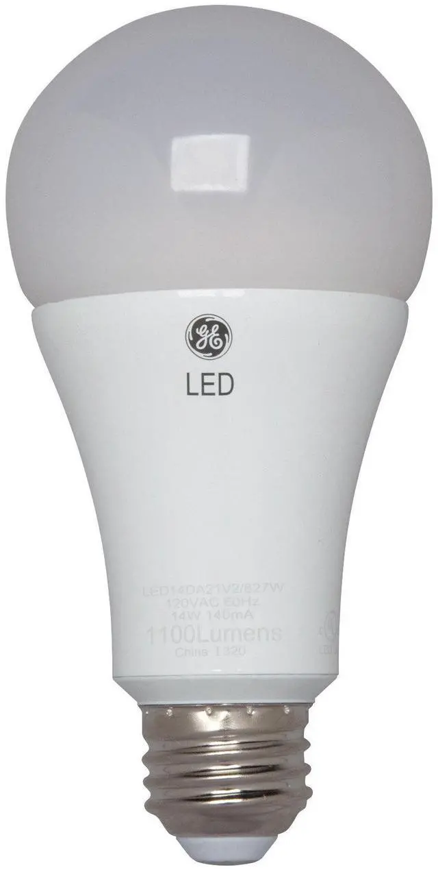 Main image of GE Lighting LED 3-Way Light Bulb, 30/70/100W Replacement, A21, 1-Pack, Daylight, Medium Base 3-Way LED Bulb