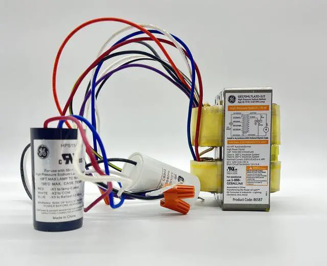 Main image of 86587 - GES70MLTLA3D-5 GE HID Distributor Replacement Kit Magnetic High Pressure Sodium Core and Coil Ballast