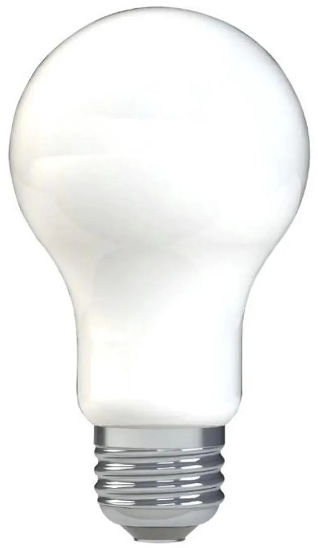 Alt view image 2 of 4 - GE 8 WATTS LED A19 NON-DIMMABLE SOFT WHITE GENERAL PURPOSE 4-PACK