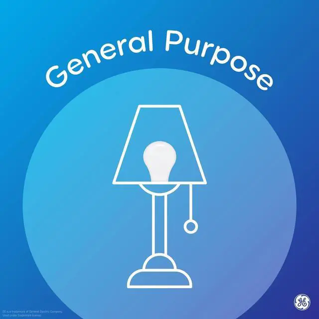Alt view image 4 of 4 - GE 8 WATTS LED A19 NON-DIMMABLE SOFT WHITE GENERAL PURPOSE 4-PACK