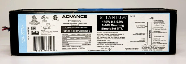 Main image of XI180C090V285BSF2 Advance XITANIUM Programmable LED Driver