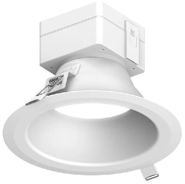 Main image of Prescolite LitBox Commercial Downlight, 8 inch round, cool white selectable color (3500K, 4000K, 5000K), 3000 lumens, 0-10V Dimming, 120-277V, white, LBRST-8RD-M-30LCWCS9-WH