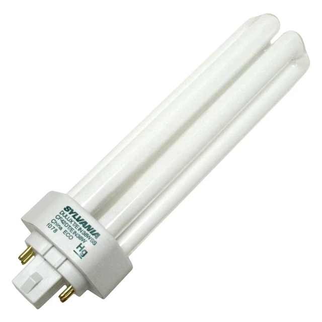 Alt view image 3 of 4 - (10 bulbs) Sylvania - 21103 - CF42DT/E/IN/38W/830/SS/ECO SuperSaver Eco Rapid Start Compact Fluorescent Biax DULUX