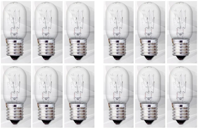 Main image of (case of 12) GE Lighting 15 watt Appliance Bulb, T7, E17 Base, Classic