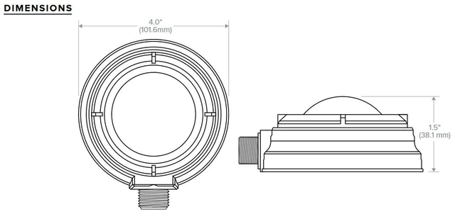 Main image of NX Lighting Controls WASP Occupancy Sensor WSPSM208, digital 208 / 240VAC, White
