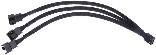 Main image of Dual Case Fan Power Adapter 1 to 3 Converter Case Fan Splitter Cable 4Pin PWM Cable Cooling Splitter Duplicator 2-pack