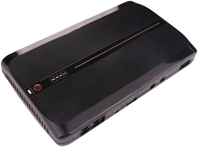 Mini UPS Battery Backup Uninterruptible Power Supply for Router, Modem,  Security Camera, Built-in 10400mAh with Input AC Output USB 5V DC 9V/12V 2A  Gigabit POE 24V/48V 
