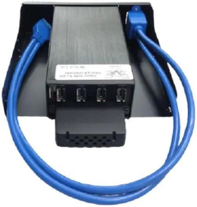 Alt view image 3 of 3 - Athena Power BP-M24NVME525U3, Slimline 5.25" Bay Bracket for 4 x NVME M.2 SSD