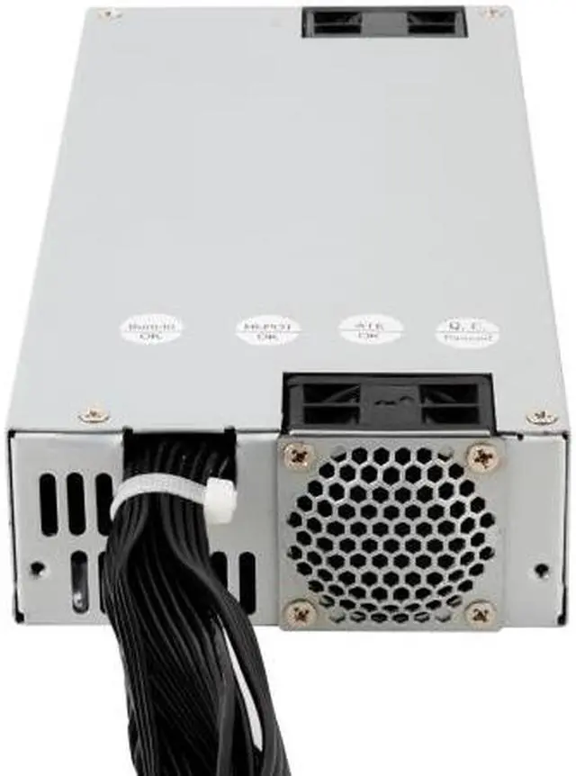 Alt view image 4 of 5 - Athena Power 1U 800W PSU, AP-1U80P868, 200mm for small industrial rackmounts, UL 62368-1 compliant, 80+ PLATINUM, 12V-2X6 cable for ATX3.1, supports PCIe 5.0 GPU & Server.