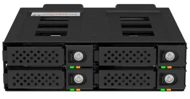 Alt view image 2 of 5 - Athena Power 4-Bay 2.5" U.2/U.3 NVMe Backplane, 5.25" Bay, BP-G5CNVME4525
