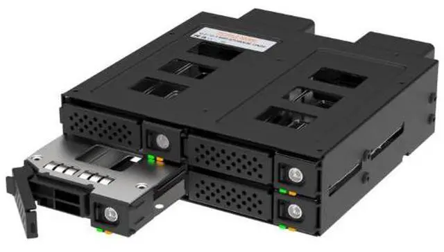 Main image of Athena Power 4-Bay 2.5" U.2/U.3 NVMe Backplane, 5.25" Bay, BP-G5CNVME4525