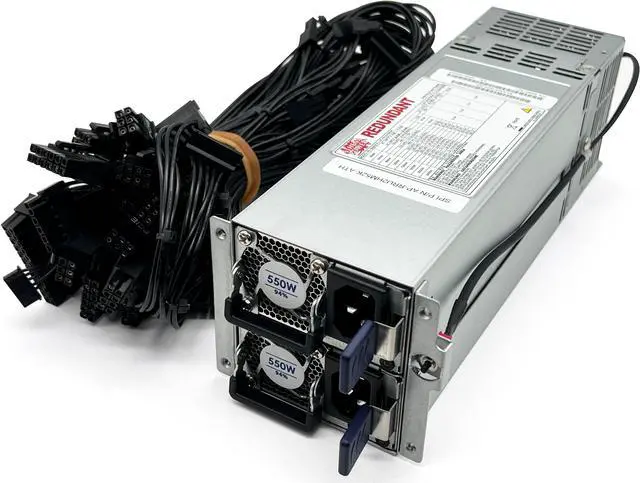 Alt view image 4 of 6 - Athena Power AP-RRU2M5562 62368 Safety & 80 PLUS Certified  2 x 550W 2U CRPS Modular Redundant Server Power Supply OEM/ODM OK