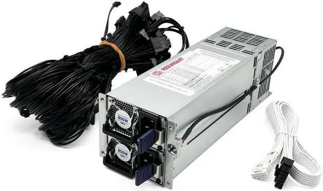 Alt view image 4 of 5 - Athena Power AP-RRU2M8062 62368 Safety & 80 PLUS Certified  2 x 800W 2U CRPS Modular Redundant Server Power Supply OEM/ODM OK, W/12V-2X6 Cable for ATX3.1 and support PCIe5.0