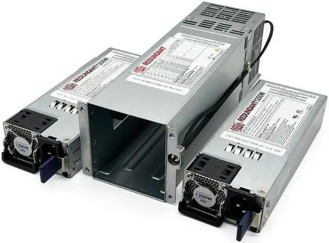Alt view image 5 of 5 - Athena Power AP-RRU2MK1262 62368 Safety & 80 PLUS Certified  2 x 1200W 2U CRPS Modular Redundant Server Power Supply OEM/ODM OK. W/12V-2X6 Cable for ATX3.1 and support PCIe 5.0
