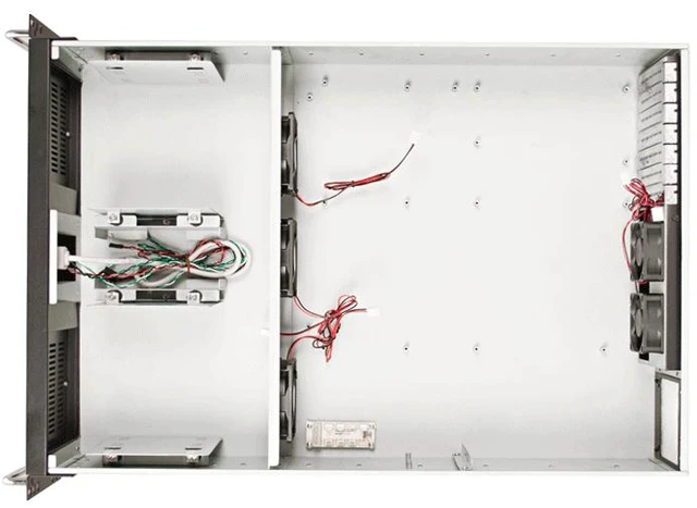 Alt view image 3 of 3 - Athena Power RM-DD3U36ER5562 3U Rackmount Server Chassis with 550W 80 PLUS Platinum Redundant Power Supply