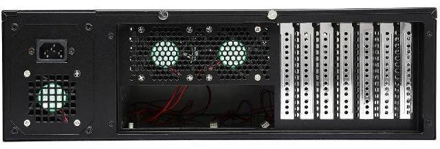 Alt view image 3 of 4 - Athena Power RM-3UWIN525RR5562 3U Rackmount Server Chassis with 550W 80 PLUS Platinum Redundant Power Supply