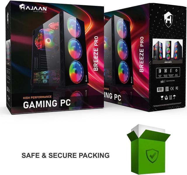 Alt view image 7 of 7 - HAJAAN BREEZE PRO Gaming Desktop Tower PC - Intel i7-10700F Octa-Core Processor, 16GB DDR4 RAM, 1TB SSD, Nvidia GeForce GTX 1660 6GB, WIFI Windows 11 Pro
