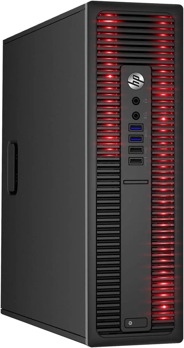 Alt view image 2 of 7 - HP ProDesk Desktop Customized RGB Lights Computer Intel Core i5 6500 (3.20 GHz) 8 GB DDR4 256 GB SSD + 1 TB HDD, Windows 10 Pro 64-bit, Wi-Fi, Gaming PC Keyboard & Mouse