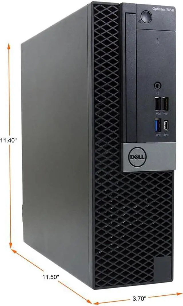 Alt view image 2 of 7 - DELL Business Desktop OptiPlex 7050-SFF Intel Core i7 7th Gen 7700 (3.60GHz) 32GB DDR4 2 TB SSD Intel HD Graphics 630 Windows 10 Pro 64-bit