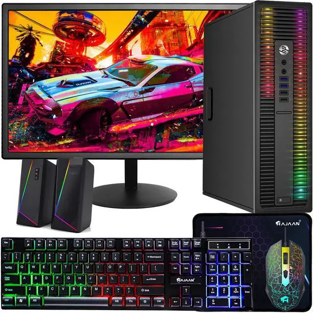 Main image of HP ProDesk 600G1 (RGB) Desktop Computer | Quad Core Intel i5 (3.2) | 16GB DDR3 RAM | 500GB SSD Solid State | Windows 10 Home | Perfect Family PC
