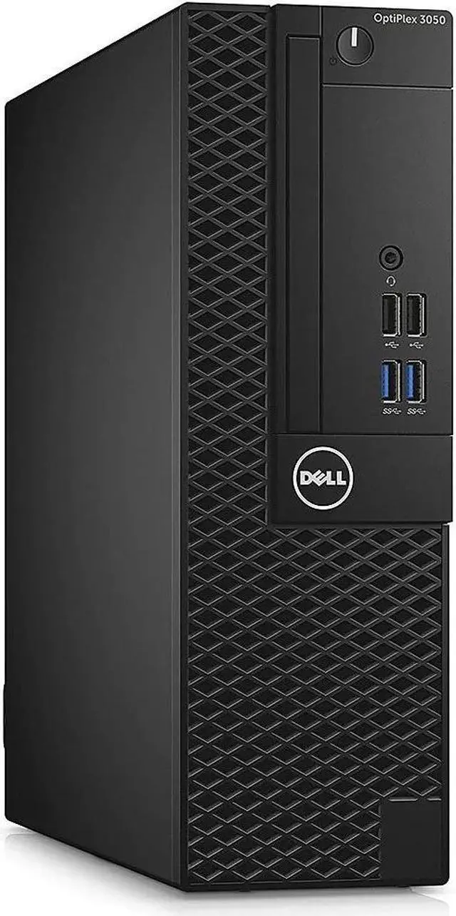 Main image of Dell Optiplex 3050 SFF Desktop, Intel Quad-Core i5-6500 3.2GHz Upto 3.6GHz, 8GB DDR4, 240GB SSD, DVD-Writer, Display Port, HDMI, Card Reader, Wifi, Bluetooth, USB, Windows 10 Pro 64Bit