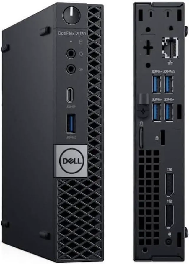 Alt view image 5 of 6 - Dell OptiPlex 7070 Micro Desktop Computer, Intel Core i5-8500T, 16GB RAM, 256GB M.2 NVME SSD, AC Wi-Fi, Bluetooth, 2x DisplayPort - Windows 11 Pro