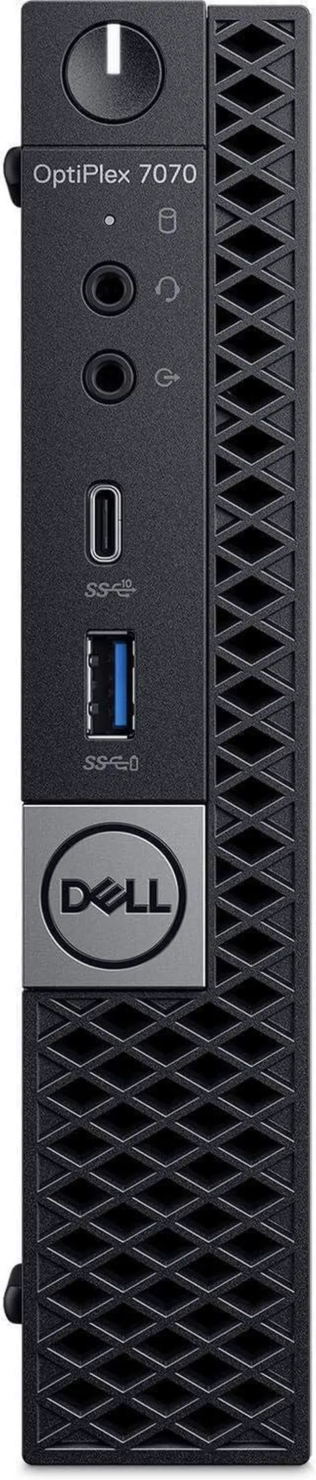 Alt view image 2 of 6 - Dell OptiPlex 7070 Micro Desktop Computer, Intel Core i5-8500T, 16GB RAM, 256GB M.2 NVME SSD, AC Wi-Fi, Bluetooth, 2x DisplayPort - Windows 11 Pro