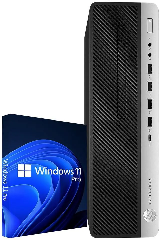 Alt view image 2 of 5 - HP EliteDesk 800 G5 Desktop Computer - Intel Core i7 9th Gen i7-9700 3 GHz - 16 GB RAM DDR4 SDRAM - 1 TB NVMe SSD - Windows 11 Pro - Built-in Wi-Fi
