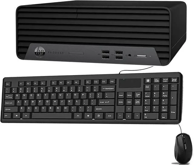 Main image of HP Business Desktop ProDesk 400 G7 SFF Computer - Intel Core i7 10th Gen i7-10700 2.90GHz - 16GB DDR4 RAM - 256GB NVMe SSD - 500GB HDD - Windows 11 Pro - Wi-Fi - Keyboard Mouse