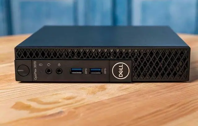 Alt view image 2 of 6 - Dell OptiPlex 3070 Micro Desktop PC - Windows 11 Pro (Intel Core i3-9100T, 8GB DDR4 RAM, 256GB M.2 NVMe, 1TB HDD, Display Port, HDMI, Wi-Fi, Bluetooth)