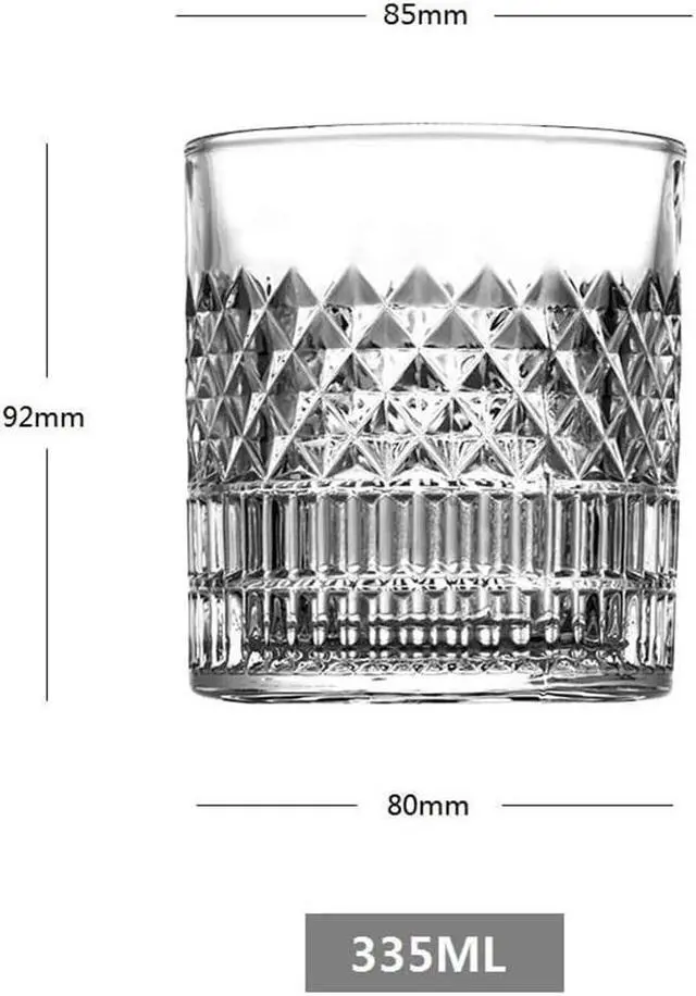 Alt view image 5 of 7 - PIPITA Old Fashioned Whiskey Glasses and Ice Ball Mold Gift Set with Luxury Box - 4pcs 11 Oz Rocks Barware and 4pcs Ice Ball Mold For Scotch, Bourbon, Liquor and Cocktail Drinks - Set of 4