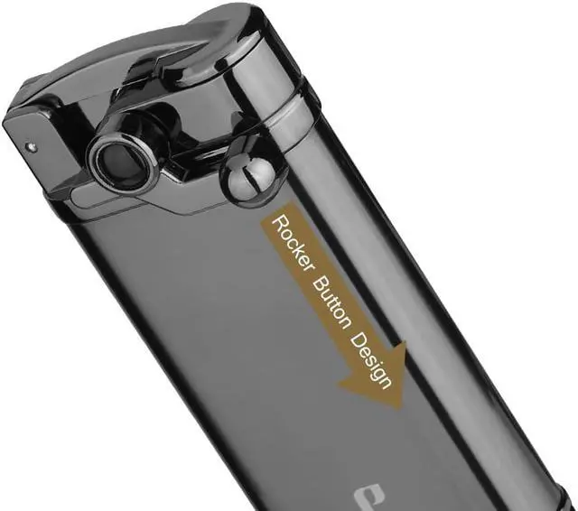 Alt view image 7 of 7 - PIPITA Torch Lighter 2 Pack Windproof Single Torch Jet Flame Metal Lighters Refillable Butane Gas Lighter with Punch (Butane NOT Include) Black