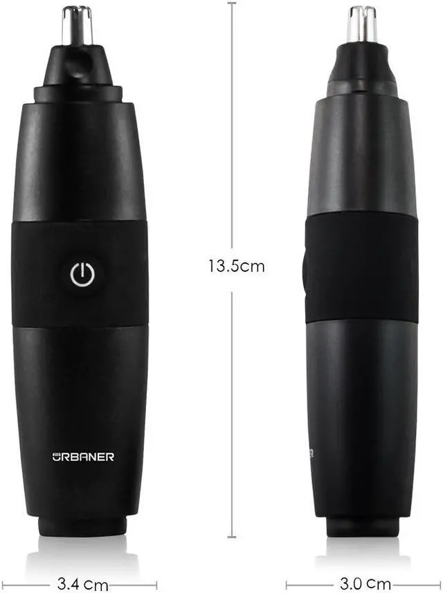 Alt view image 3 of 4 - URBANER Premium Ear and Nose Hair Electric Trimmer/Shaver/Clipper for Men, Professional, Waterproof, Washable, Cordless, Portable, Small grooming tool, MB-061