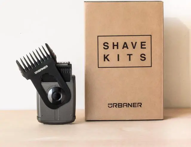 Alt view image 5 of 5 - URBANER Body Trimmer for Men, Professional Facial Hair Razor/Clipper, Electric Shaver, Safe, Cordless, Compact Grooming Tool, Battery Powered, Portable, MB-045