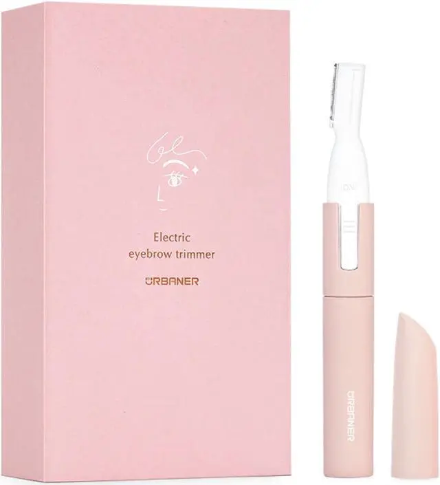 Main image of URBANER Electric Eyebrow Trimmer/Razor for Women, Professional Facial Hair Remover, Battery Powered, Painless, Compact, Portable, Safe Blade, MB-052