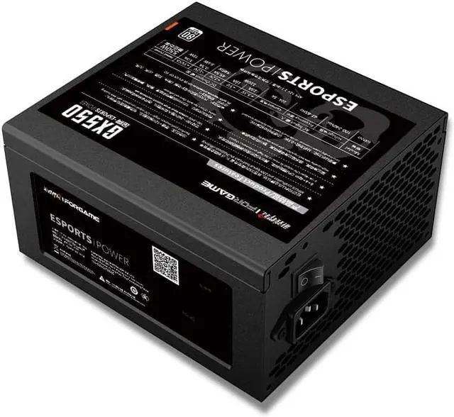Alt view image 4 of 7 - IFORGAME Panda GX550 550W Non-Modular Power Supply, 80 PLUS GOLD Certified,Single +12V Rail,Compact 150mm Size,Black