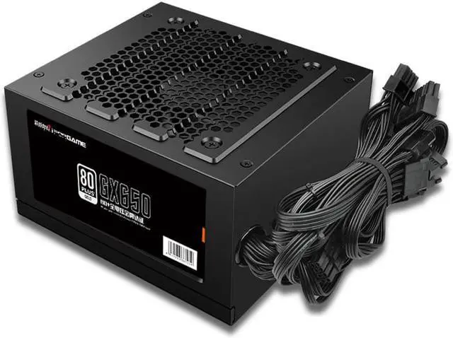 Alt view image 2 of 7 - IFORGAME Panda GX650 650W Non-Modular Power Supply, 80 PLUS GOLD Certified,Single +12V Rail,Compact 150mm Size,Black