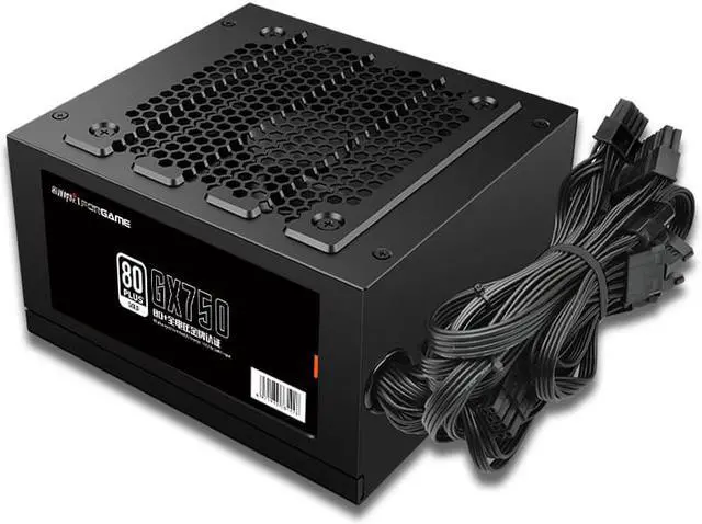 Alt view image 4 of 7 - IFORGAME Panda GX750 750W Non-Modular Power Supply, 80 PLUS GOLD Certified,Single +12V Rail,Compact 150mm Size,Black