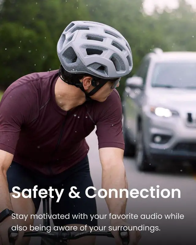 Alt view image 7 of 7 - SHOKZ OpenRun Pro - Open-Ear Bluetooth Bone Conduction Sport Headphones (Renewed)