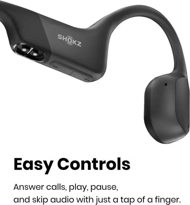 Alt view image 7 of 7 - SHOKZ OpenRun Mini (AfterShokz Aeropex Mini) -Bone Conduction Open-Ear Bluetooth Sport Headphones - Waterproof Wireless Earphones for Workouts and Running - Built-in Mic (Renewed)